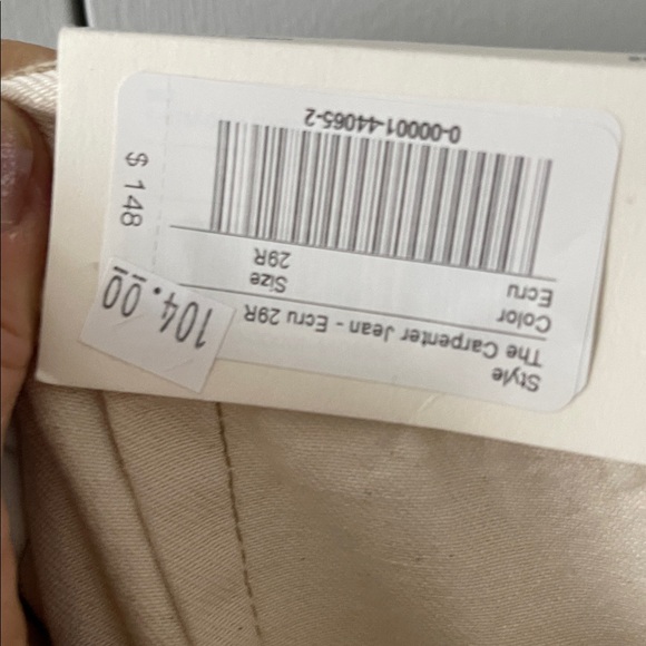 Woman’s Everlane high rise carpenter Jean nwt - Picture 2 of 3